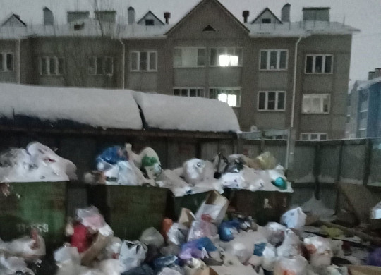 В Новой Ильинке - мусорный коллапс